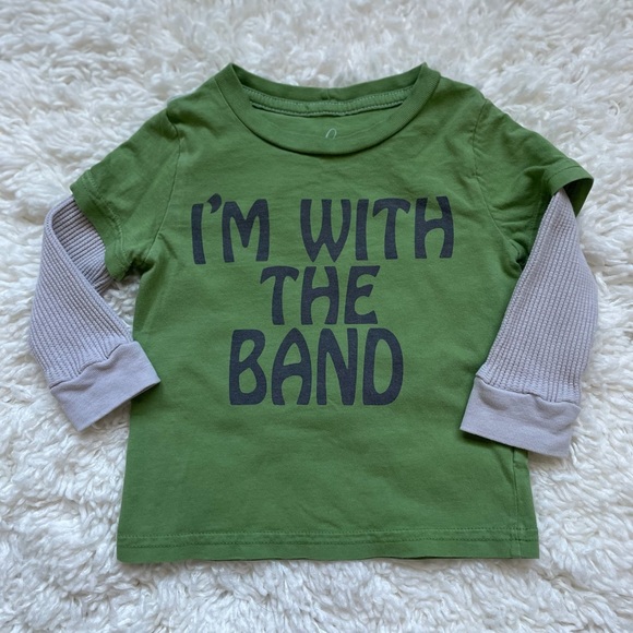 Peek double-sleeved t-shirt. Size 12-18 months - Picture 2 of 5